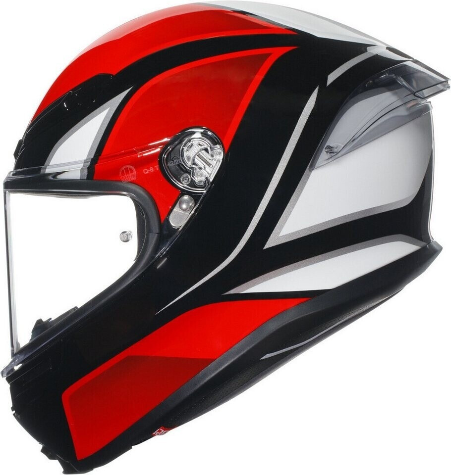 AGV K6 Max Vision Hyphen noir/rouge/blanc