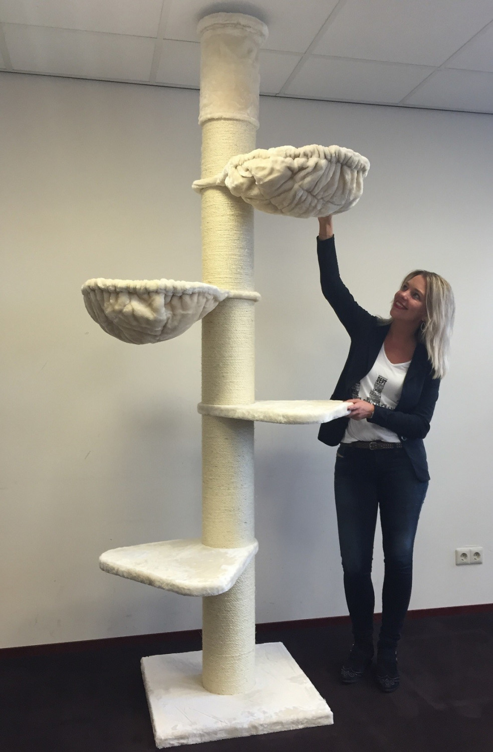 RHRQuality Maine Coon Tower Beige