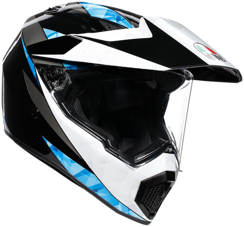 AGV AX9 North Black/White/Cyan