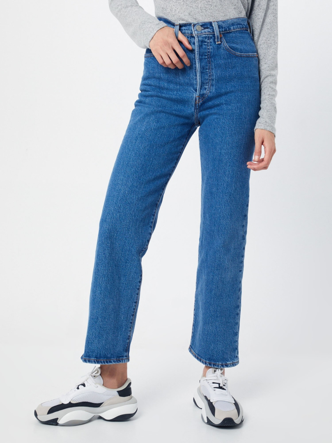 Buy Levi's Ribcage Straight Ankle Jeans georgie from £66.23 (Today ...