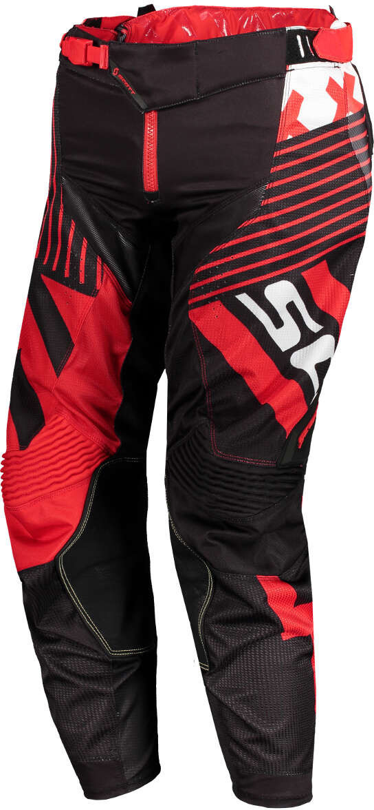 Photos - Motorcycle Clothing Scott Sports  450 Patchwork Pants black/red 