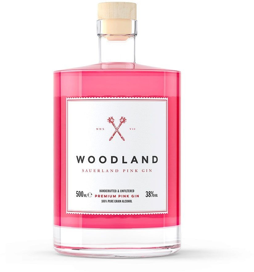 Woodland Sauerland Pink Gin 38%