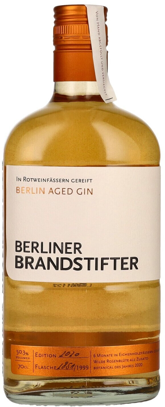 Berliner Brandstifter Aged Gin 0,7l bei ab | 64,95 € Preisvergleich 50,3