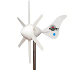 VEVOR Windturbinengenerator 400 W Windgenerator, 12 V Elektrisch MPPT  Controller, 13 m / s Windkraftanlage mit 3 Blatt Laderegler  Windkraftgenerator, Windkraftturbinengenerator für Stromergänzung