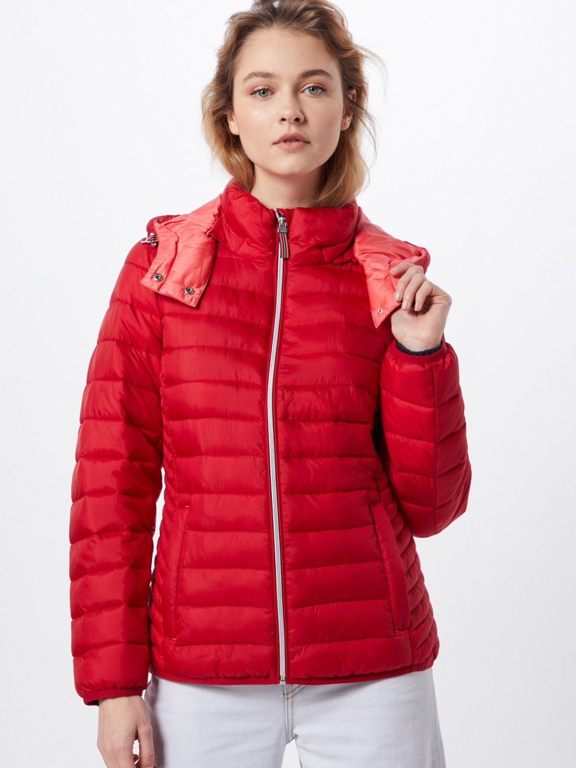 Esprit Quilted Jacket With 3M Thinsulate Filling dark red (129EE1G005