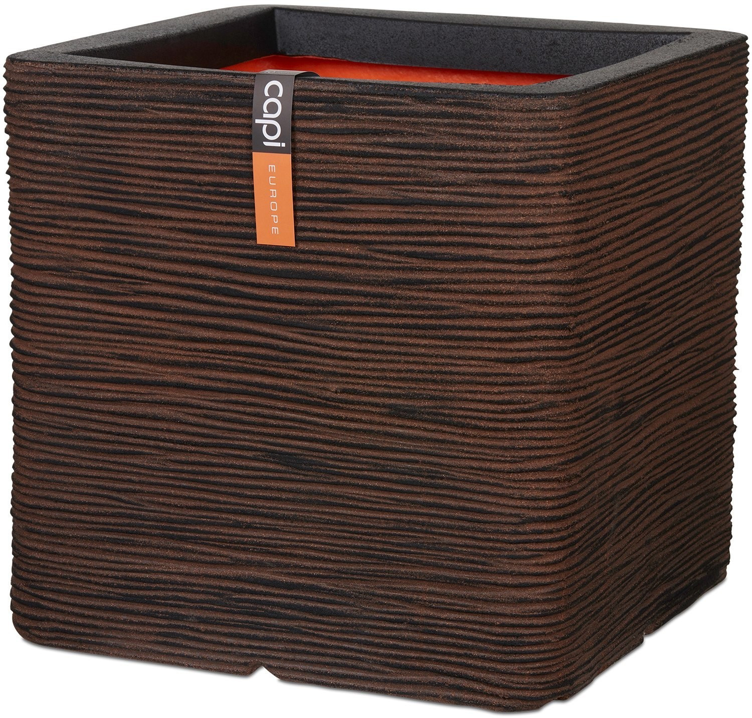 Capi Nature Rib Square 40 x 40 x 40 cm Brown