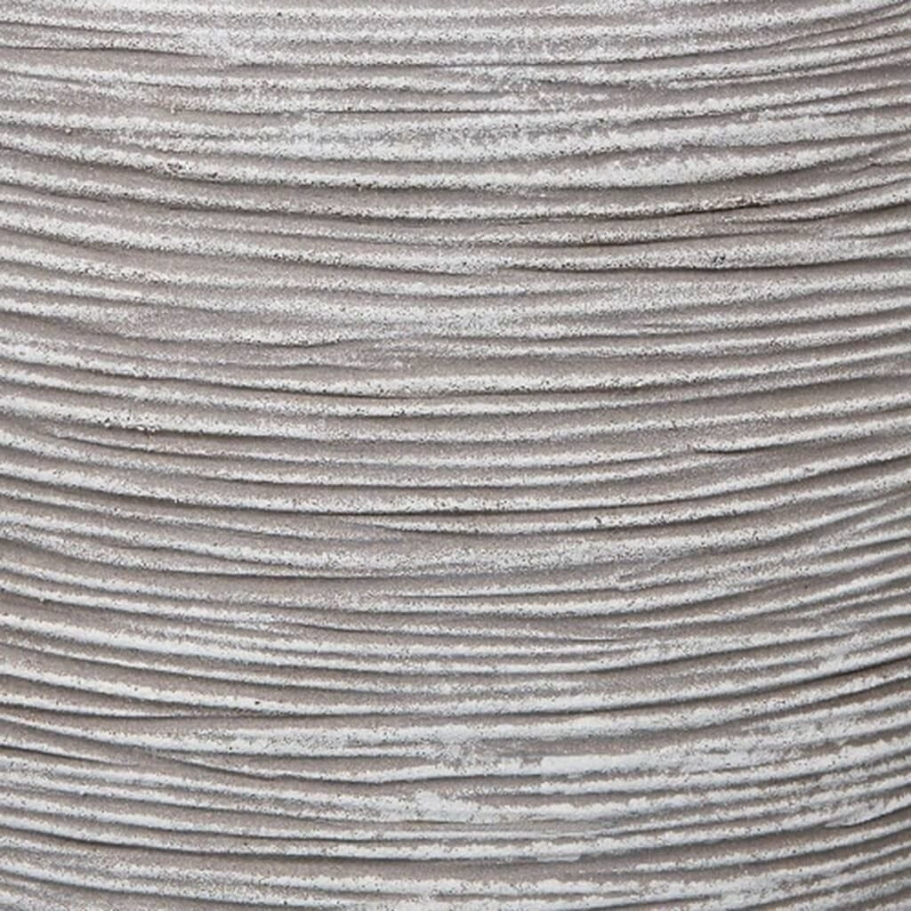 Capi Nature Rib Square 40 x 40 x 40 cm Ivory