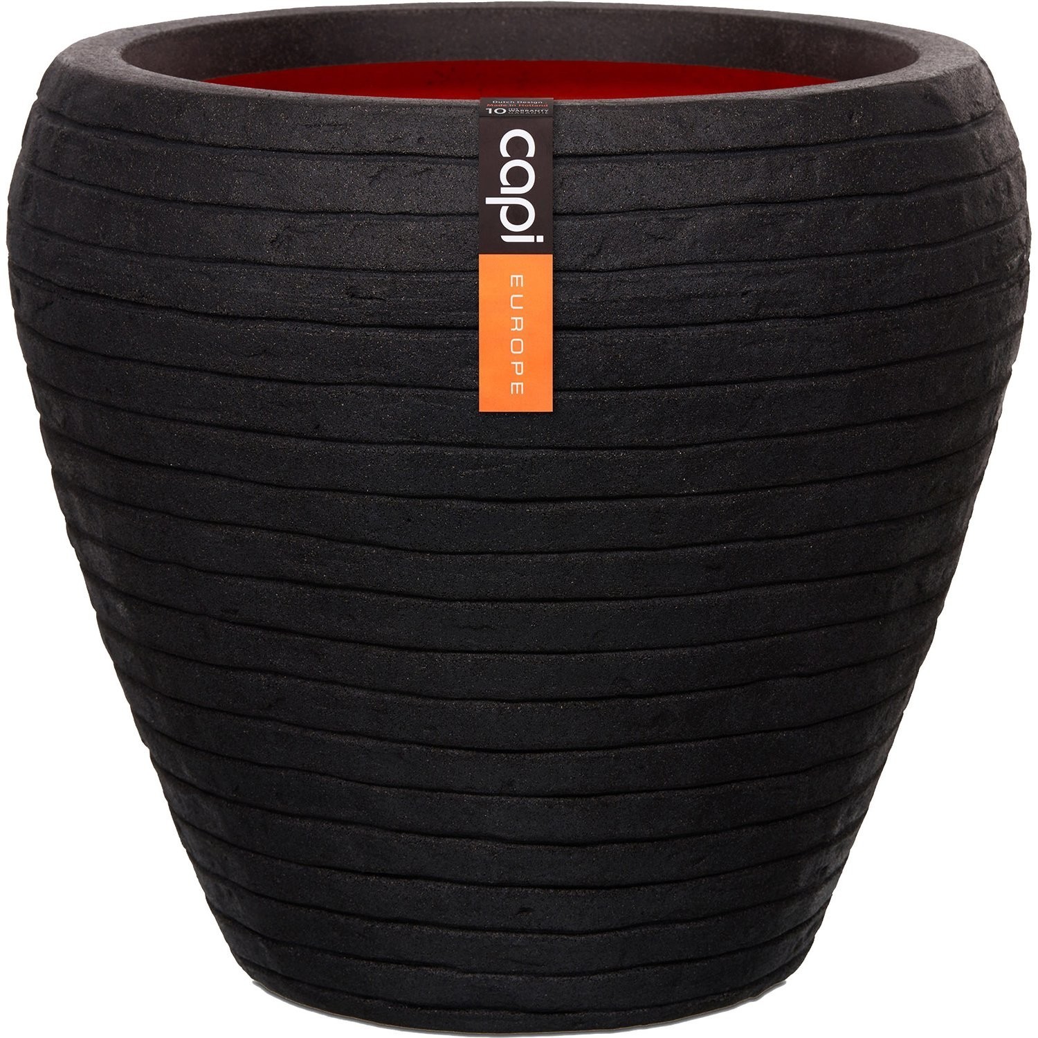 Capi Nature Row Conical Round 42 x 38 cm Black