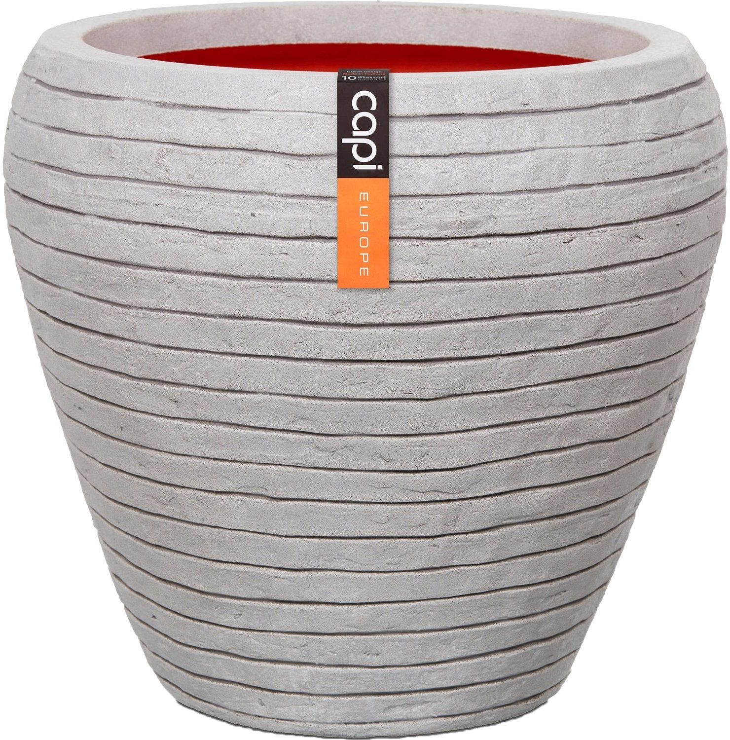Capi Nature Row Conical Round 42 x 38 cm Ivory