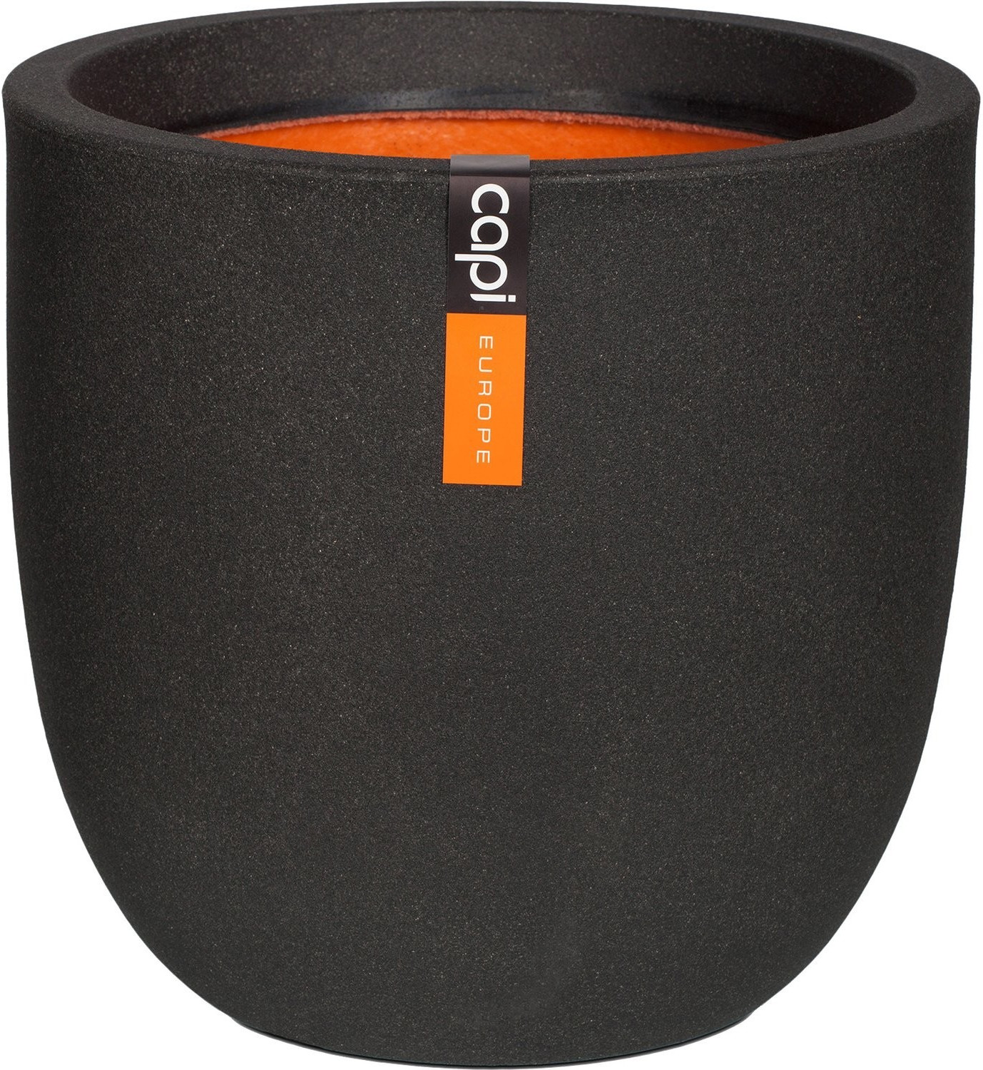 Capi Smooth Round 43 x 41 cm Black