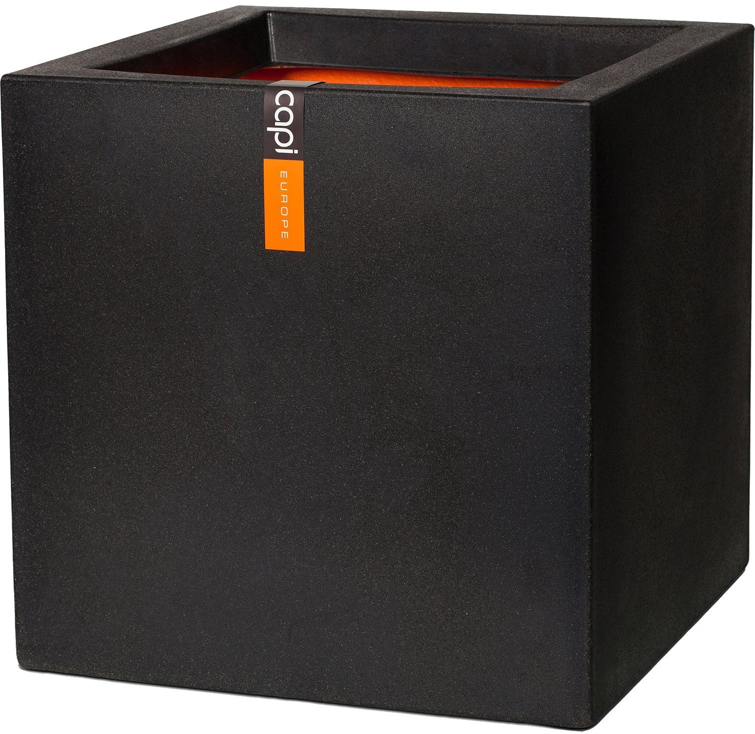 Capi Smooth Square 41 x 41 x 41 cm Black