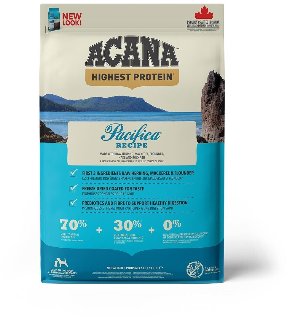 Acana Pacifica Recipe dog dry food 6kg