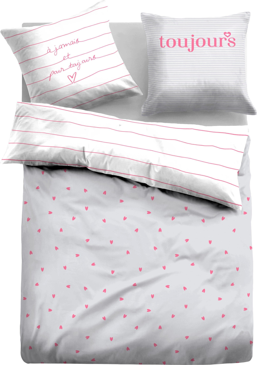 Tom Tailor Hanna 80x80+135x200cm Grey