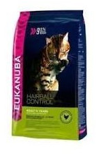 Eukanuba Adultes Contrôle des boules de poils poulet (4 kg)