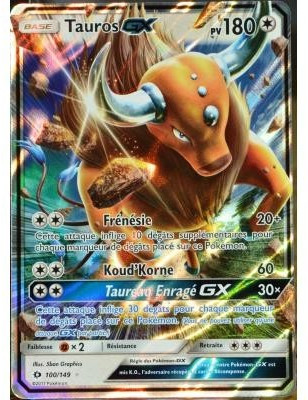 Asmodée Tauros GX 180 PV 100/149 SL01 (français)
