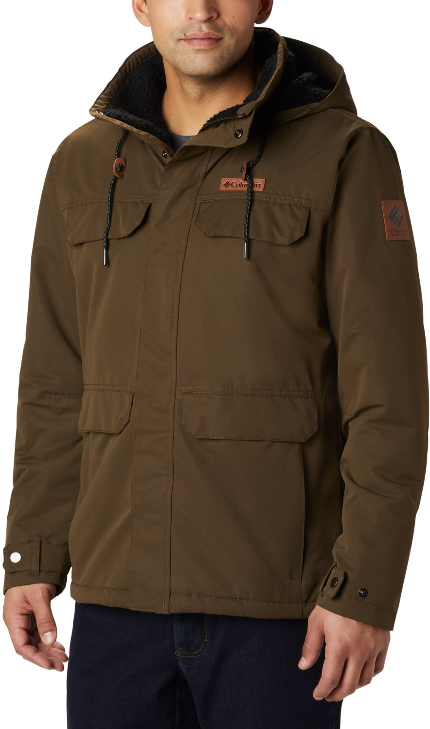 Columbia South Canyon Long Jacket olive green