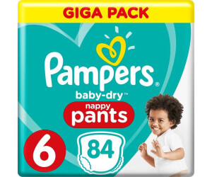 Soldes Pampers Baby Dry Pants Size 6 (15+ kg) 2024 au meilleur prix sur