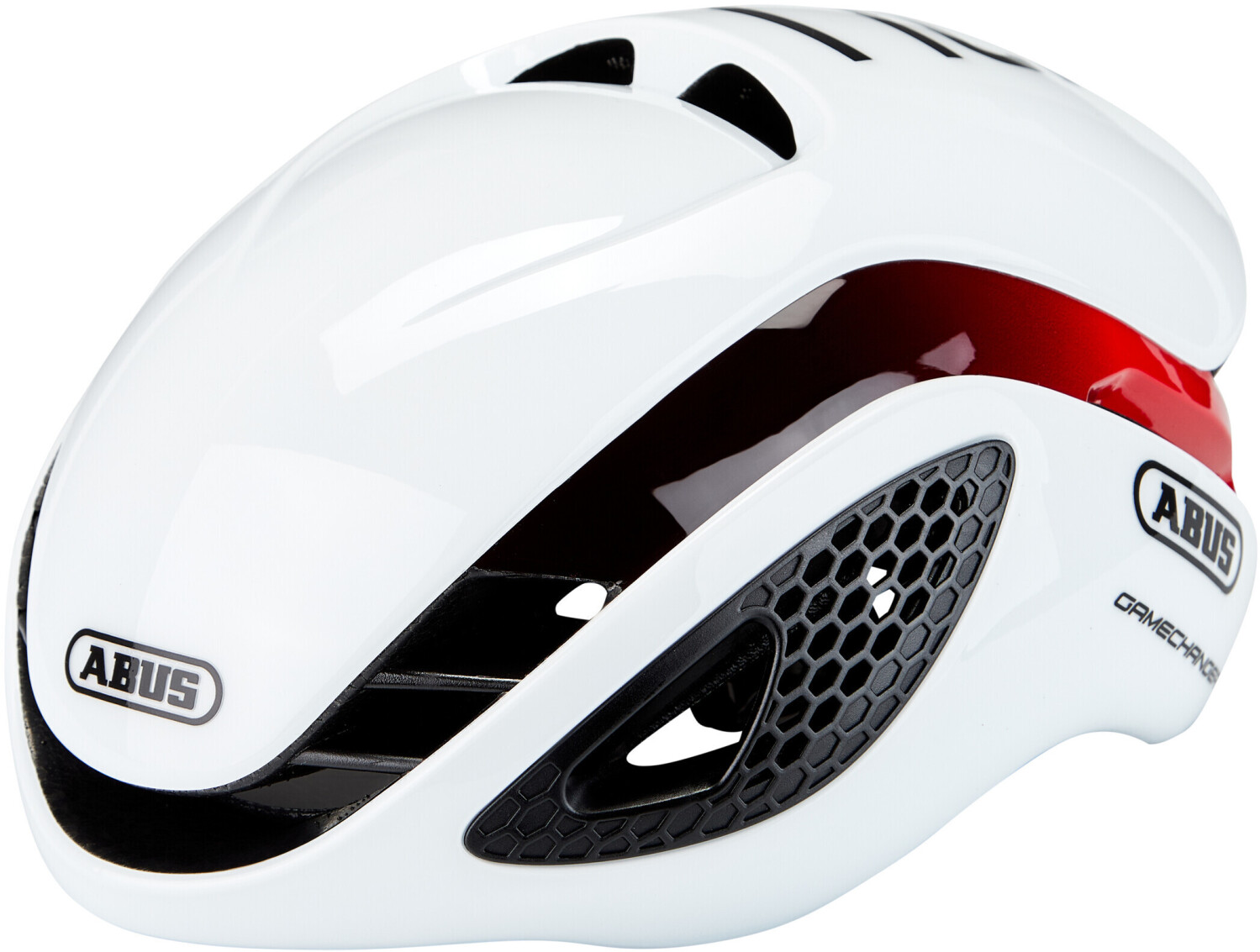 Photos - Bike Helmet ABUS GameChanger white red 