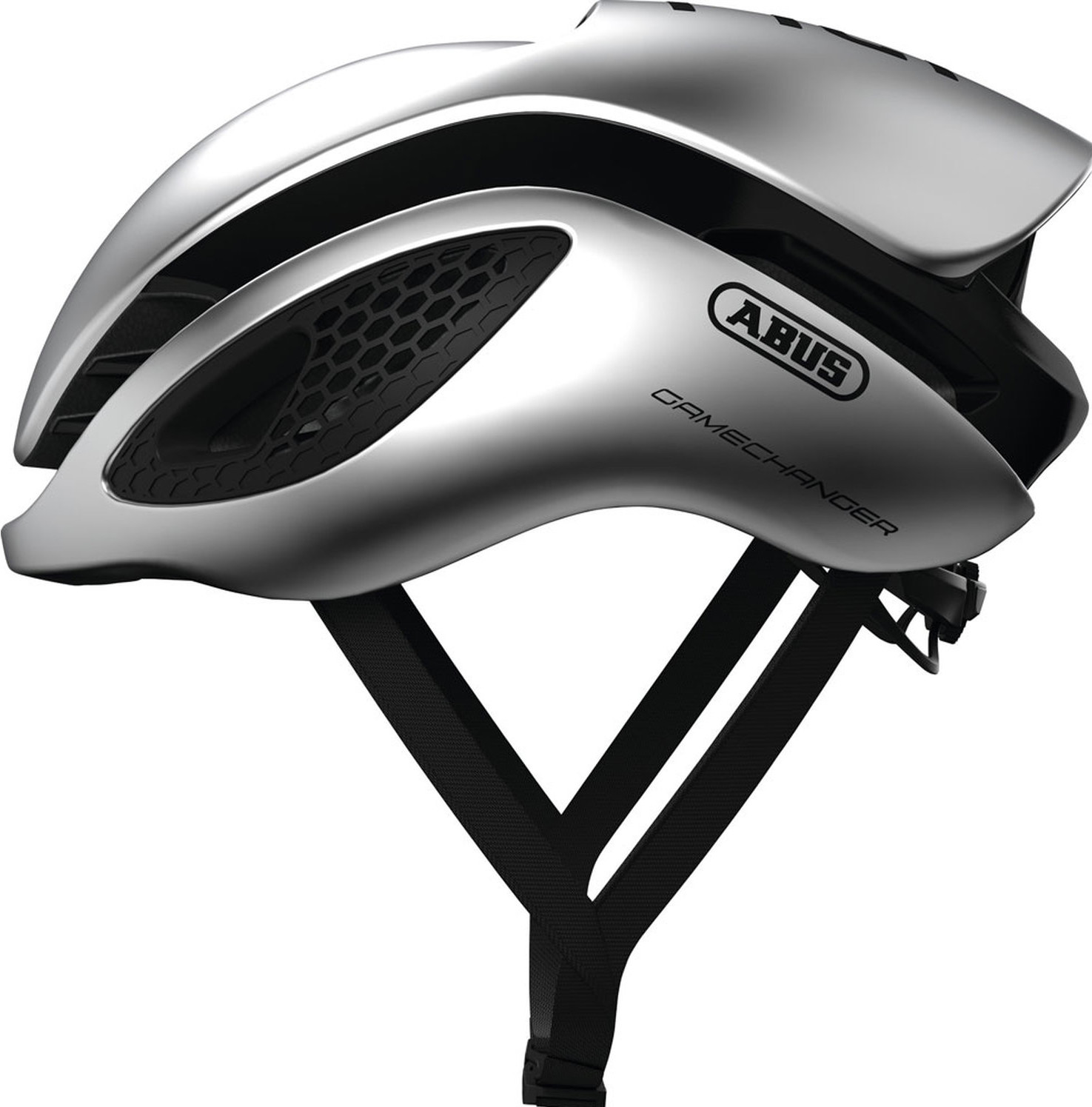 Photos - Bike Helmet ABUS GameChanger gleam silver 