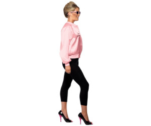 Grease Pink Ladies Adult Jacket with Embroidery Smiffy's Fancy Dress Fun 
