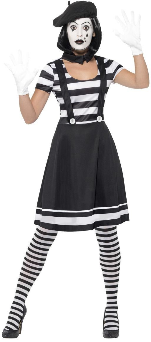 Smiffy's Lady Mime Artist Costume (24627)