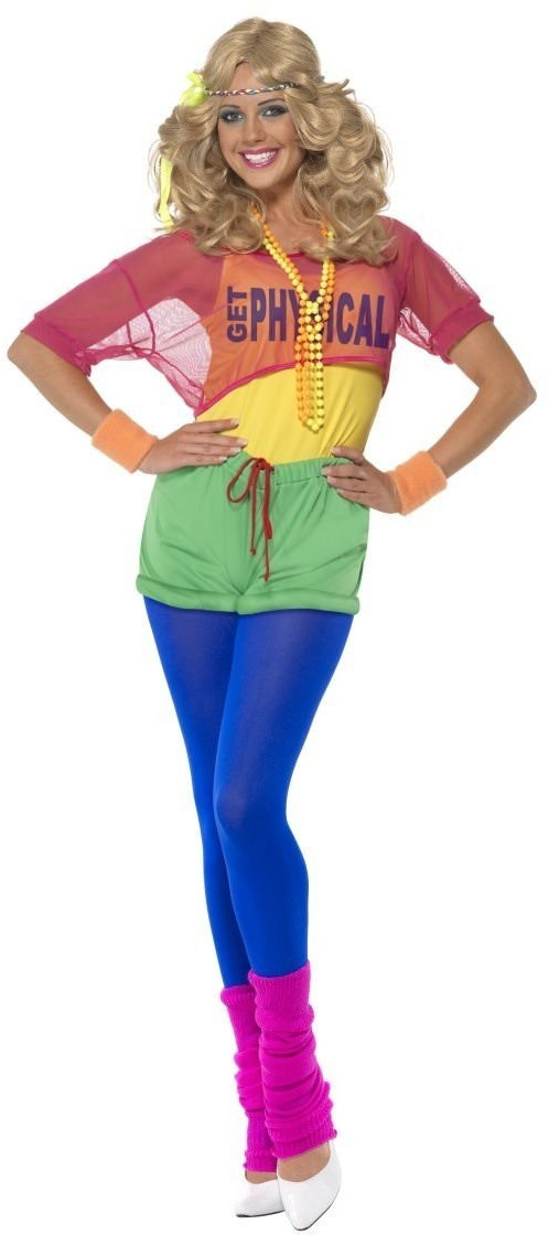 Smiffy's Let's Get Physical Girl Costume (39465)