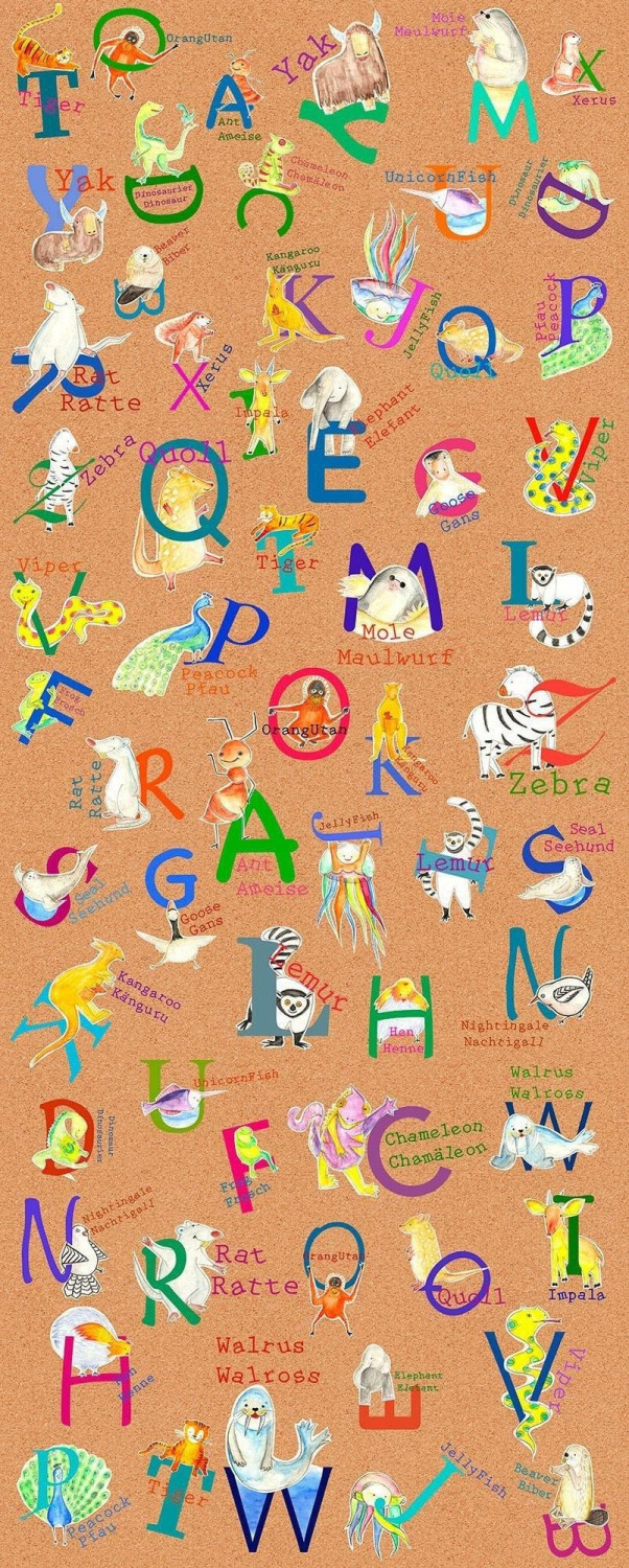Komar Animals A-Z 500 x 250 cm