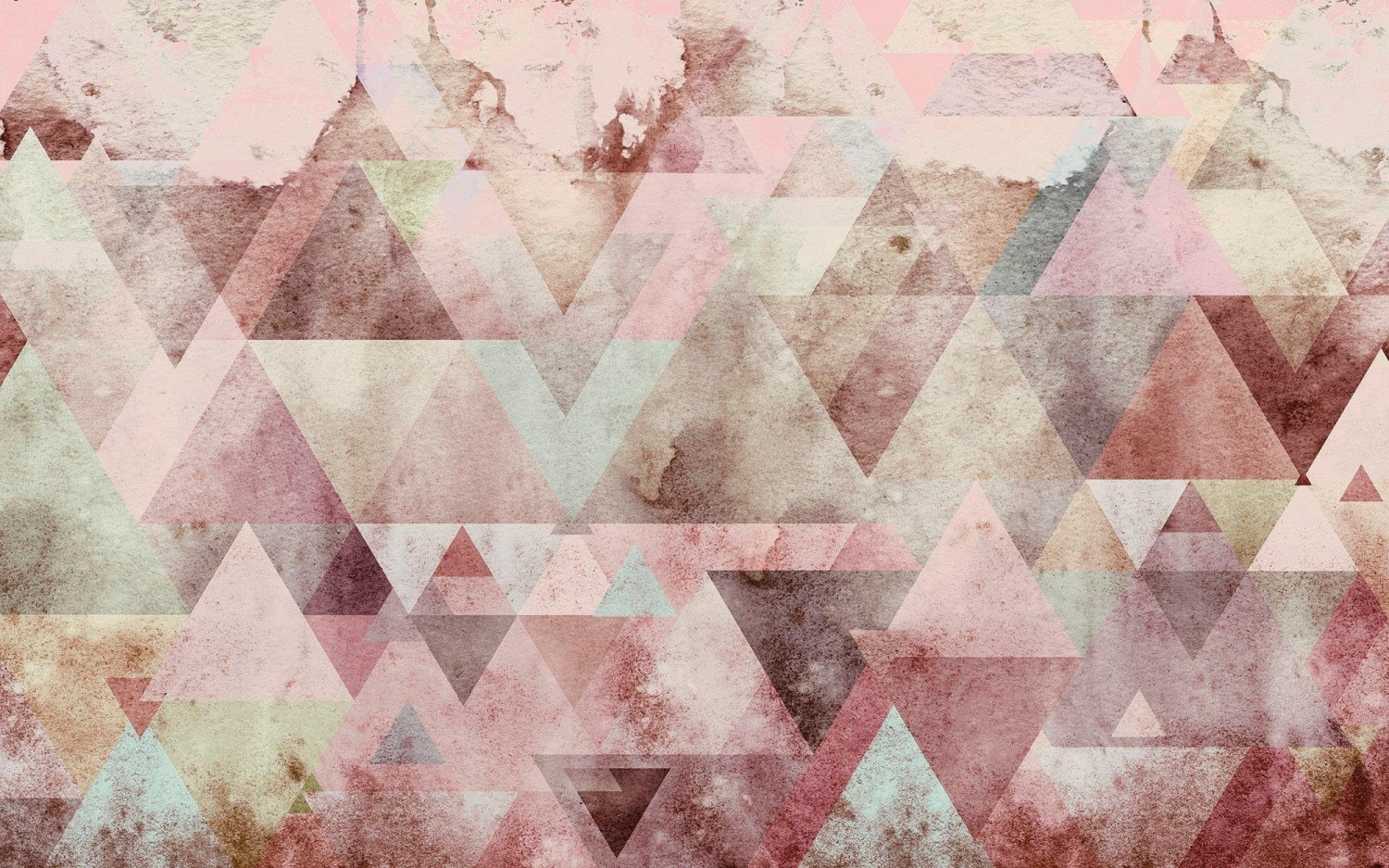 Komar Pure Triangles Red 400 x 250 cm