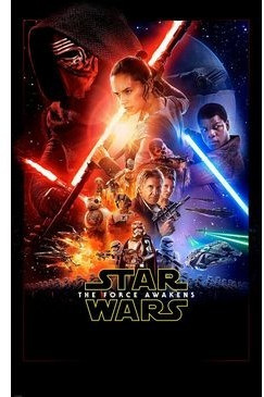 Komar Star Wars EP7 Official Movie Poster 120 x 200 cm