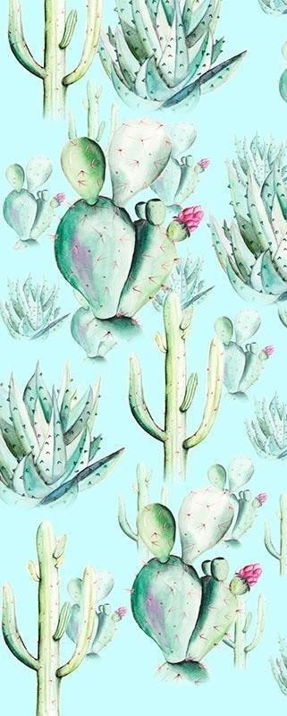 Komar Cactus Blue 100 x 250 cm