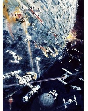 Komar Star Wars Classic Dogfight 200 x 275 cm