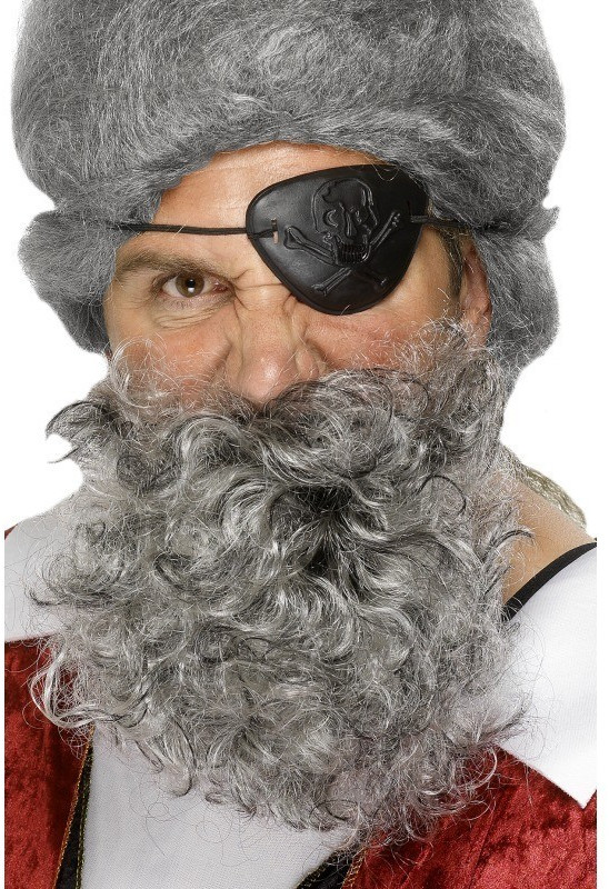 Smiffy's Deluxe Pirate Beard (1503) light grey