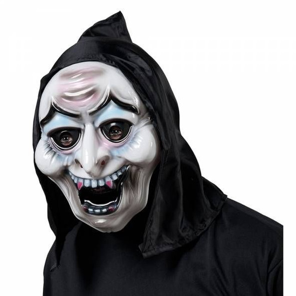 Widmann Hooded PVC Witch Mask