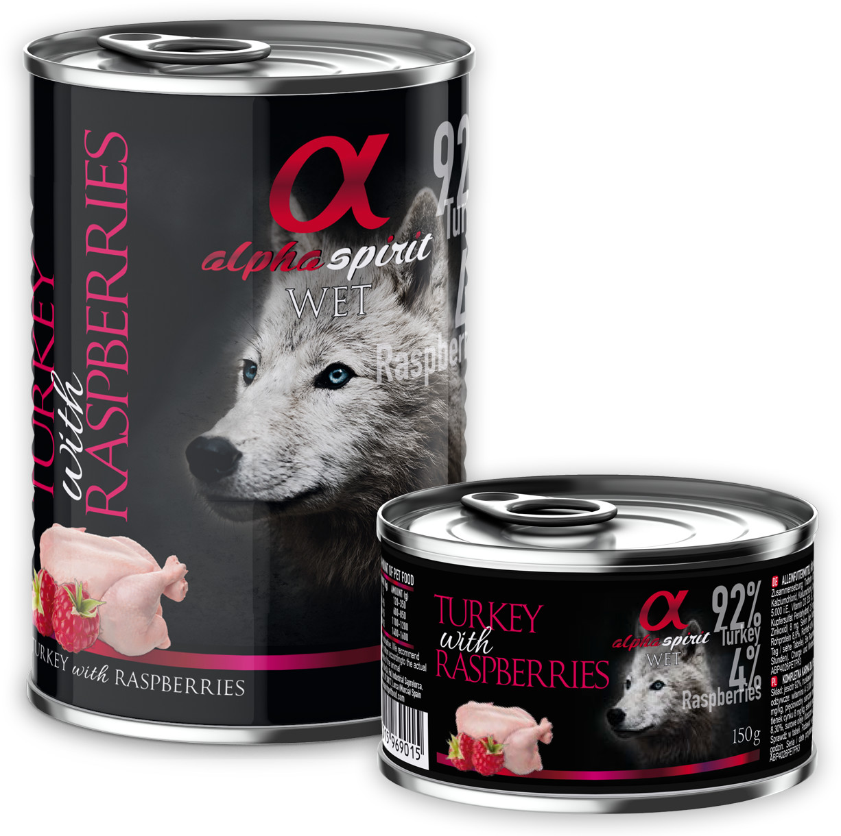 Alpha Spirit Wet Food Turkey & Raspberries