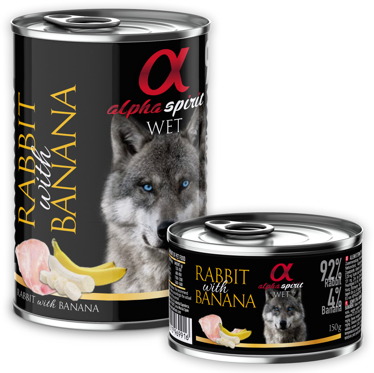 Alpha Spirit Wet Food Rabbit & Banana
