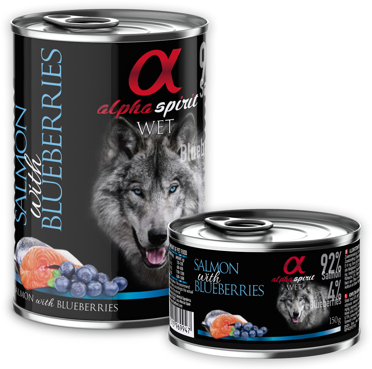 Alpha Spirit Wet Food Salmon & Blueberries