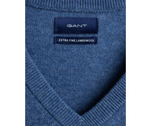 GANT Extra Fine Lambswool € 80,99 ab stone (8010520-489) blue Sweater bei Preisvergleich V-Neck | melange