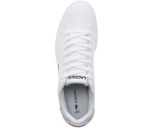 Lacoste graduate bl1 leather trainers in white top