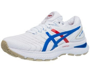 Asics gel nimbus 22 white electric blue Clearance