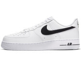 nike black and white air force ones