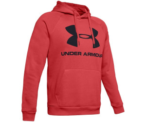 Under armour hoodie sale men red