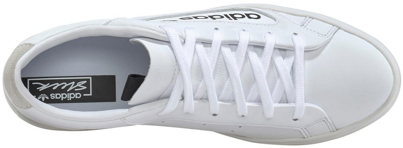 adidas Originals SLEEK SUPER - Sneaker low - footwear white/crystal  white/core black/weiß 