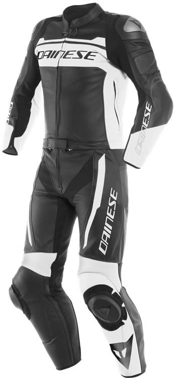 Dainese Combinaison Mistel 2 pièces noir/blanc