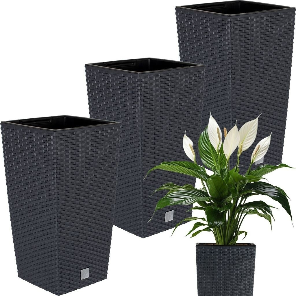 Prosperplast Rato Square 20x20x37,6 cm anthracite