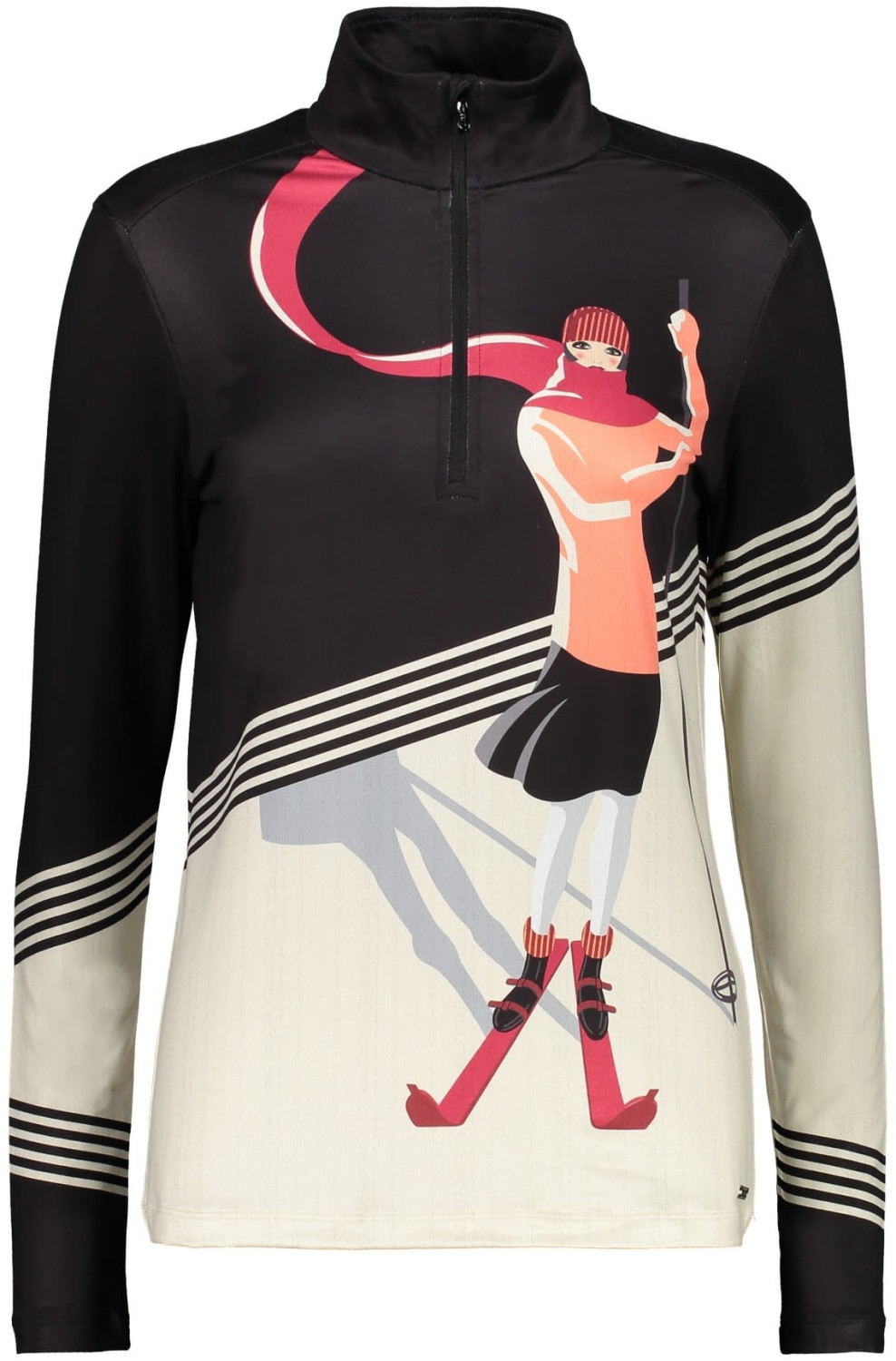 CMP Carbonium Stretch Pullover (39L2106) black/vanilla/granita