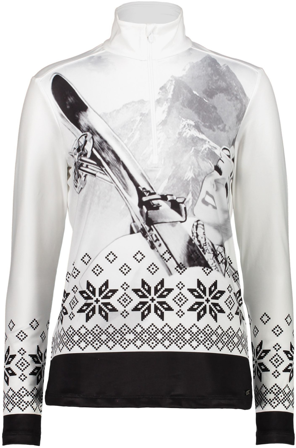CMP Carbonium Stretch Pullover (39L2106) white/black/grey