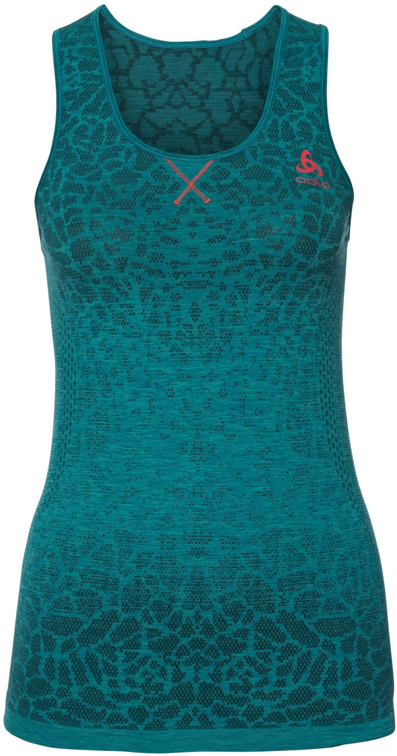 Odlo BL Top Blackcomb Singlet Crew Neck (312401) crystal teal/pool green