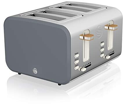 Buy Swan Nordic 4 Slice Toaster Slate Grey from £54.00 (Today) Best