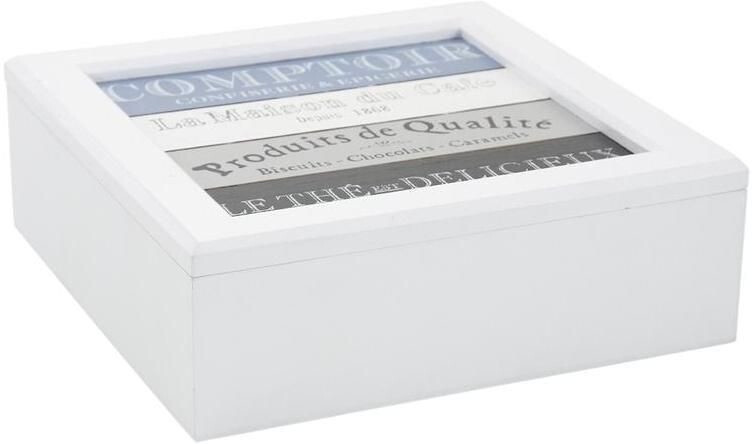 Aubry Gaspard Boîte à thé 9 compartiments Comptoir
