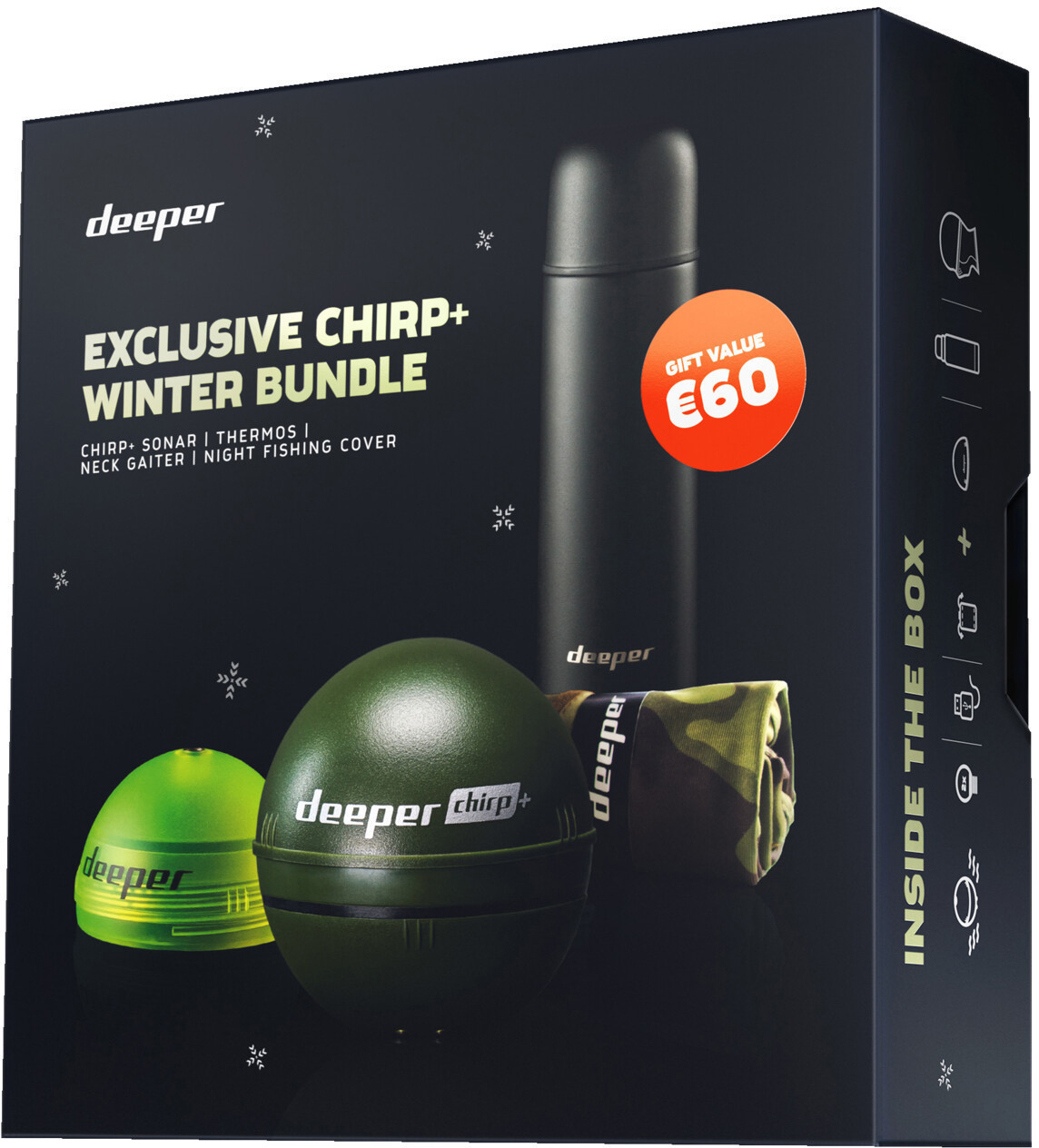 Deeper Sonar Exclusive Deeper Chrip+ Winter Bundle